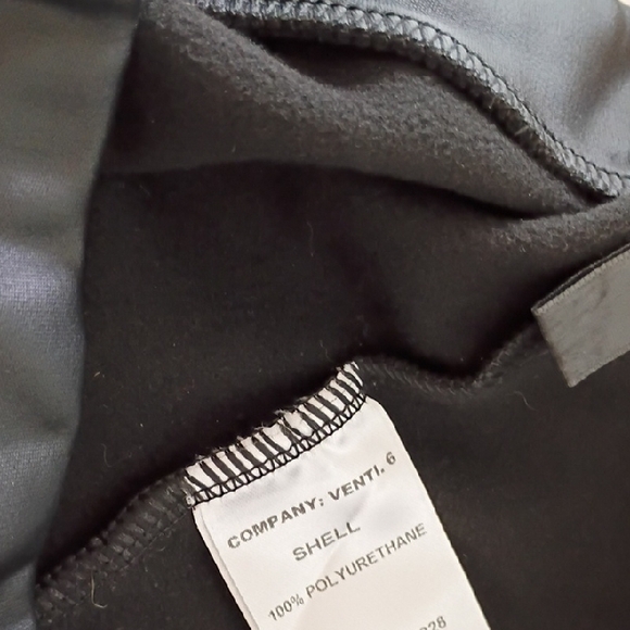 Venti6 Black Faux Leather Leggings Lined Women's Large Stretchy - Picture 11 of 13